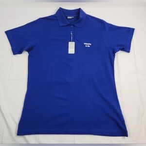 Volvo For Life Shirt Womens 3XL Royal Blue Short Sleeve Polo Embroidered NWT